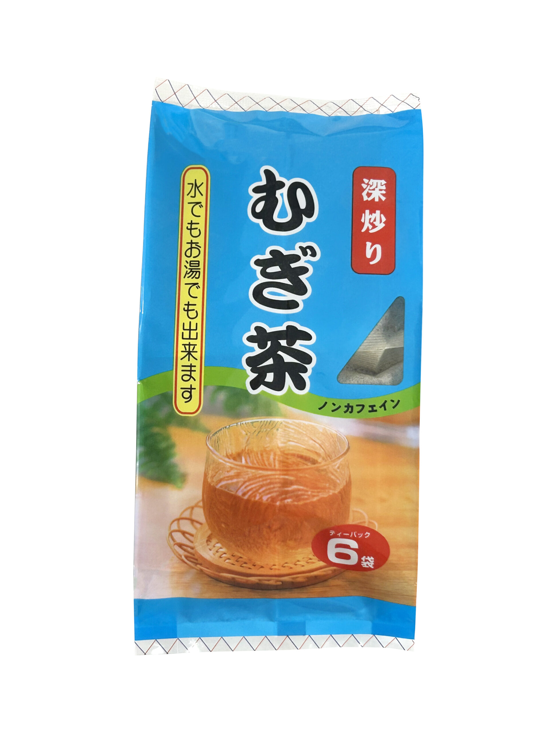 深煎りむぎ茶ティーバック 6袋 単品/ケース