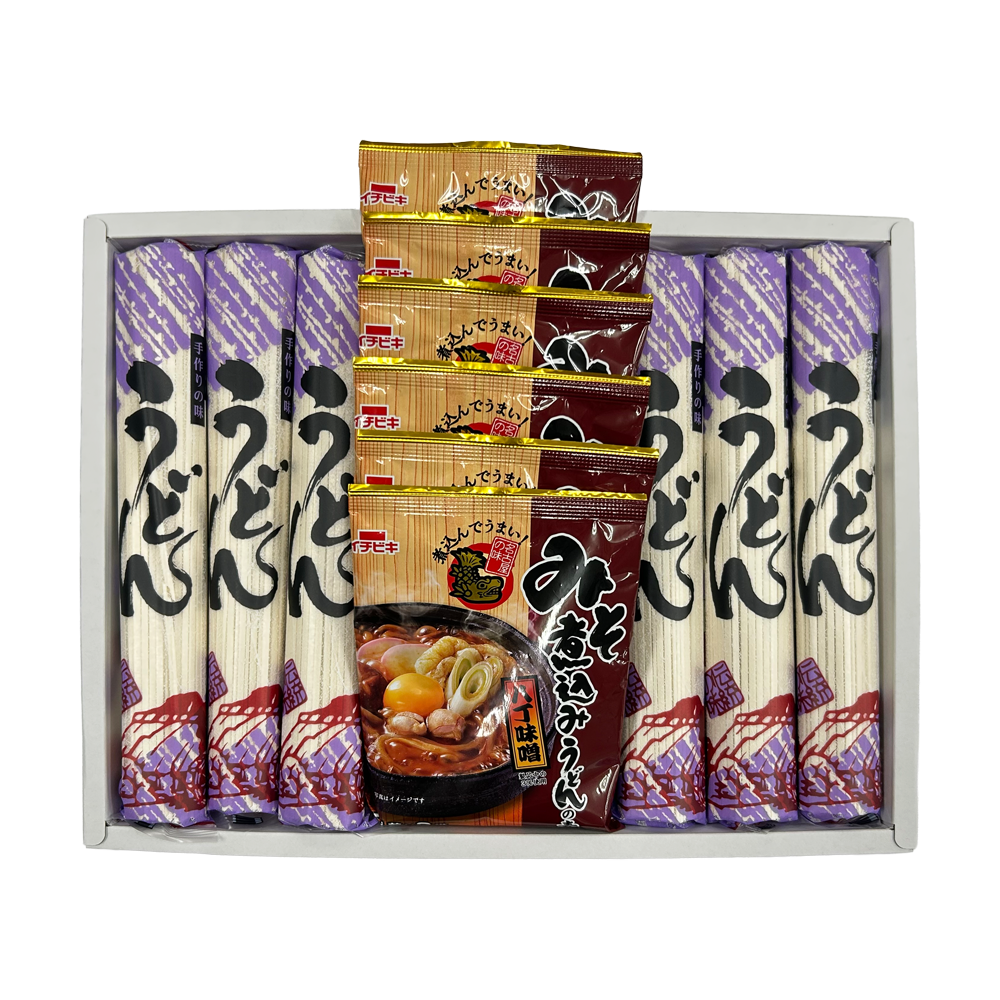 花いちもん麺うどん 6把 味噌煮込みギフトセット